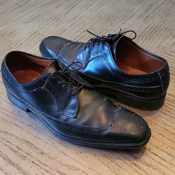 Allen Edmonds lace up dress shoe size 9.5 🖤 - Picture 1 of 8